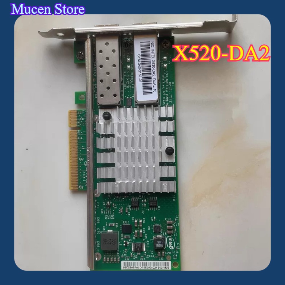 10Gb Sfp+ Pcie Network Card Dual Port - X520-DA2 10Gb SFP+ PCI-E Network Card