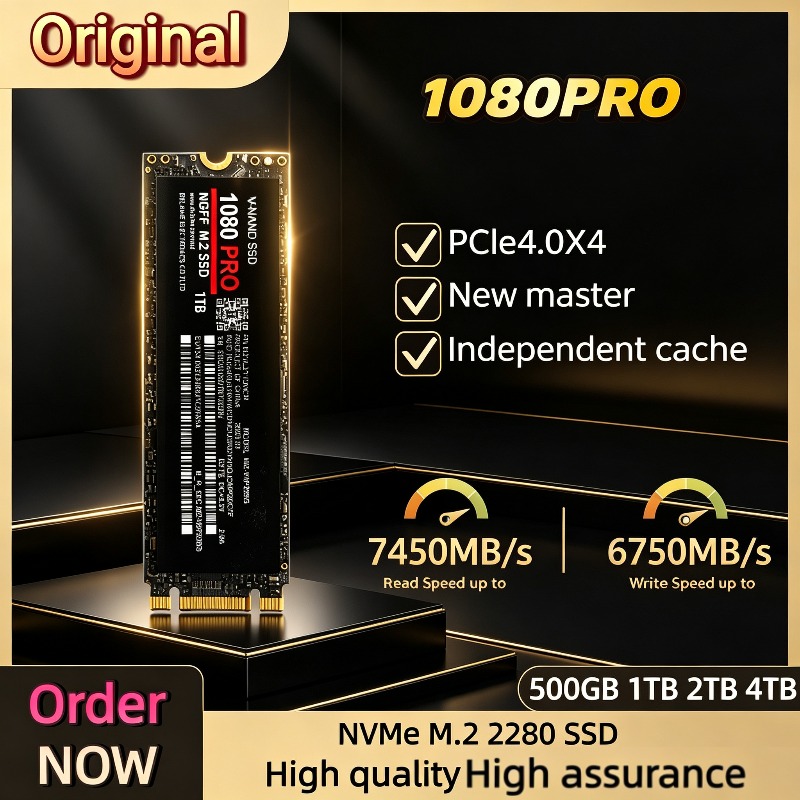 M.2 Nvme 4Tb Pcie 4.0 Ssd - 100% original 1080PRO with 1TB, 2TB,