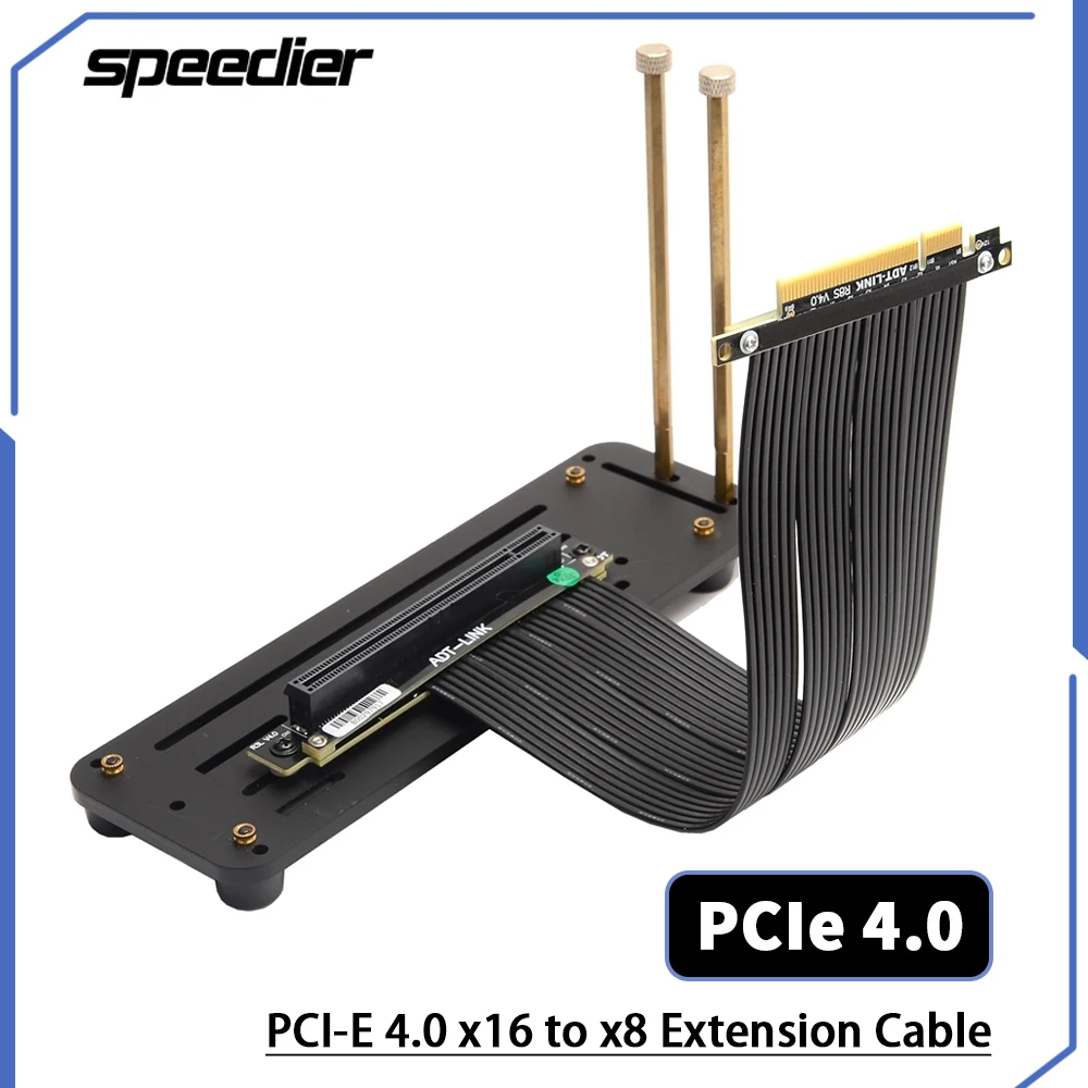 Pcie 4.0 X16 Riser Cable 90 Degree - Riser PCI Express 4.0 X8 To