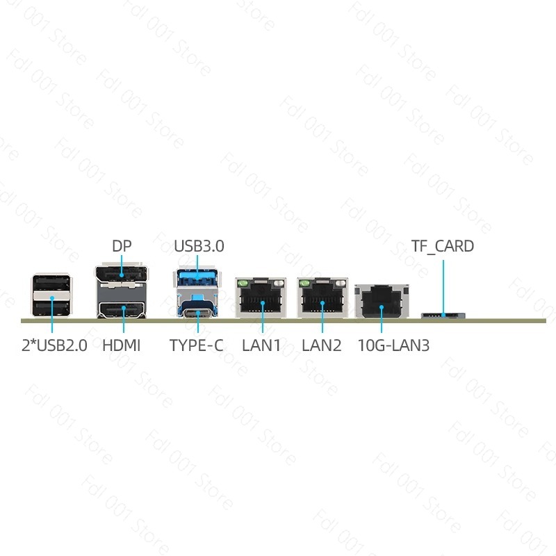 Nas Motherboard N100 6 Sata - N100 Motherboard Dual 2.5G 10G SFP