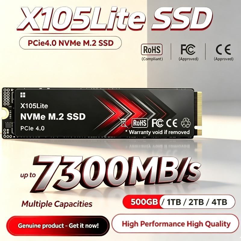 M.2 Nvme 4Tb Pcie 4.0 Ssd - X105Lite 500GB-4TB SSD NVMe M.2 PCIe