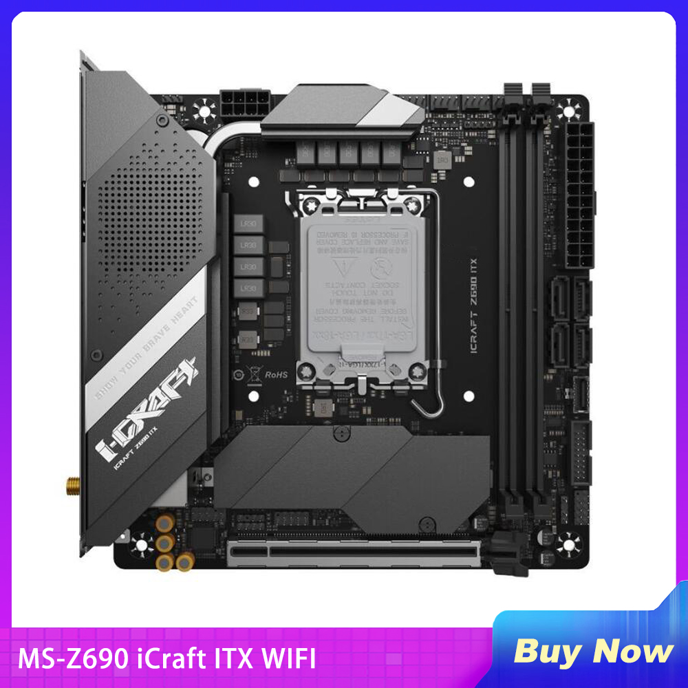 Lga 1700 Ddr5 Itx Motherboard - New MS-Z690 iCraft ITX WIFI Desktop