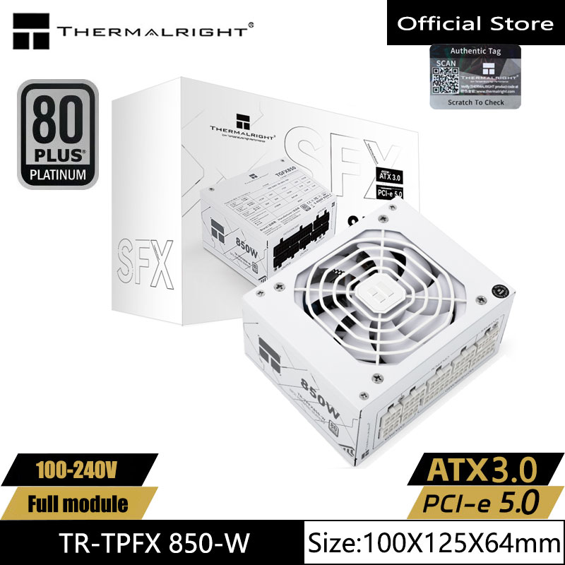 Sfx Power Supply 850W Gold - Thermalright TR-TPFX850-W White Chassis power supply，modulo