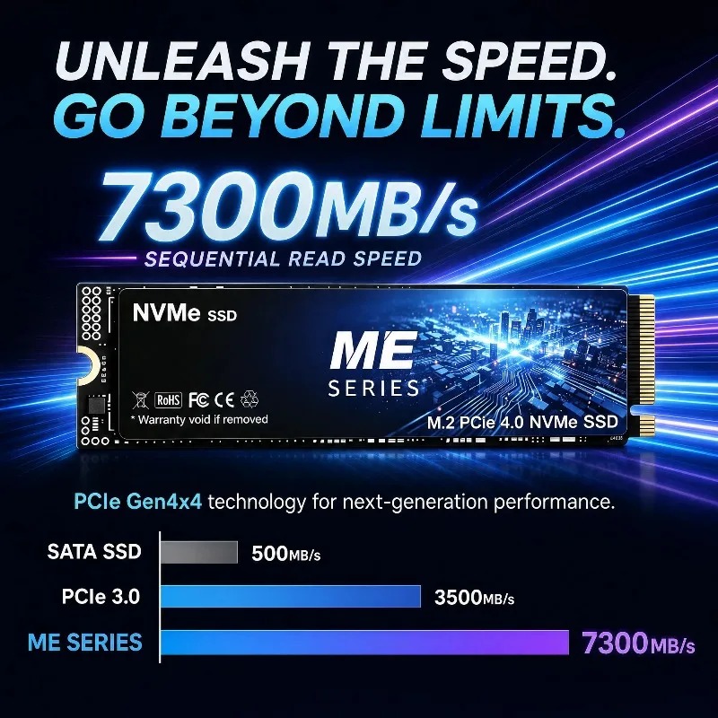 New ME SERIES NVMe PCIe 4.0 M. - M.2 Nvme 4Tb Pcie 4.0 Ssd 评论和价格
