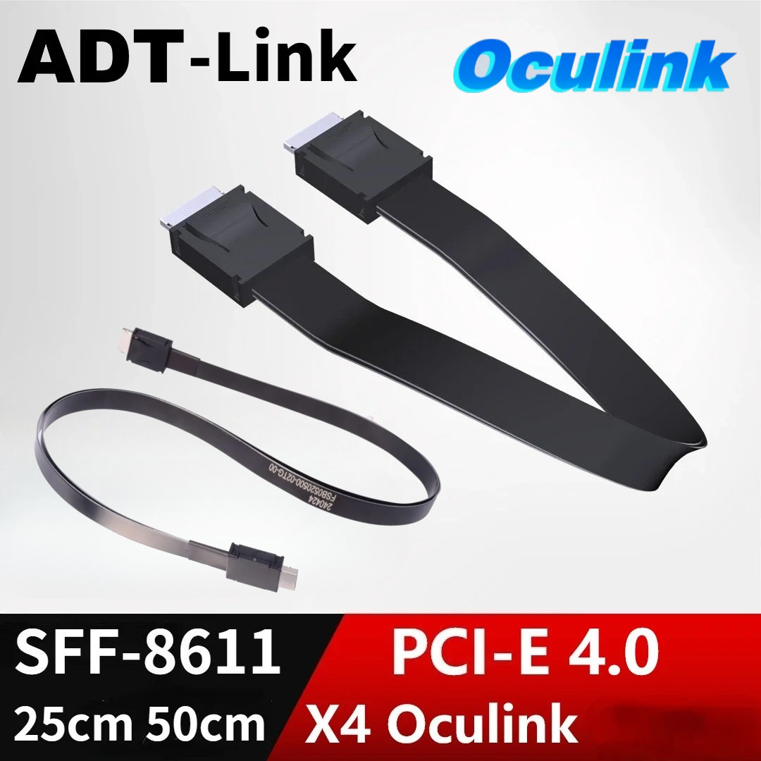ADT PCI-E 4.0 X4 SFF-8611 Male - External Gpu Dock Pcie 4.0 Oculink 评论和价格