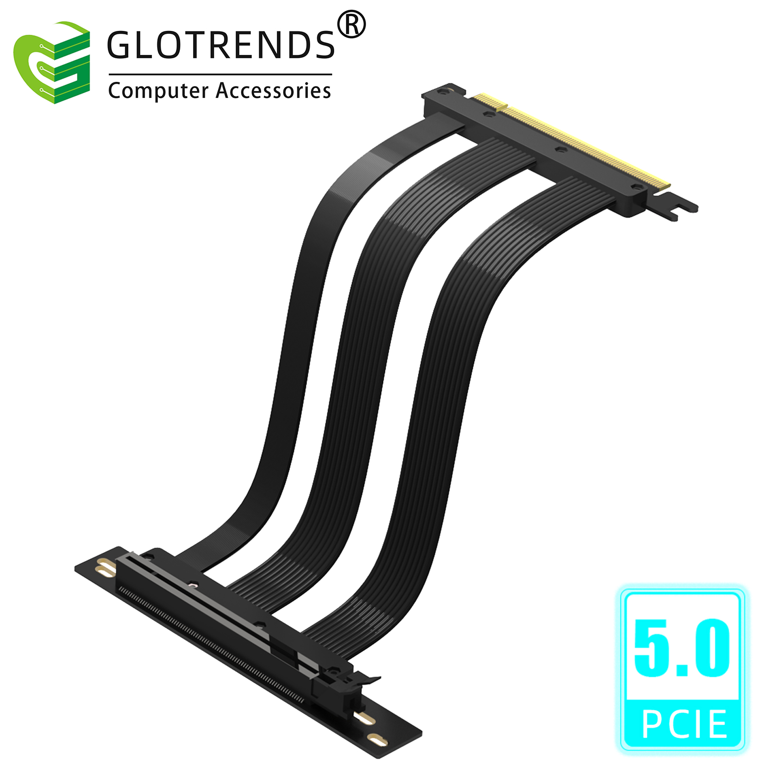 PCIE 5.0 Riser Cable, Compatib - Pcie 4.0 X16 Riser Cable 90 Degree 评论和价格
