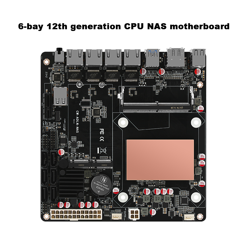 N100/N150 6 Bays NAS Motherboa - Nas Motherboard N100 6 Sata 评论和价格