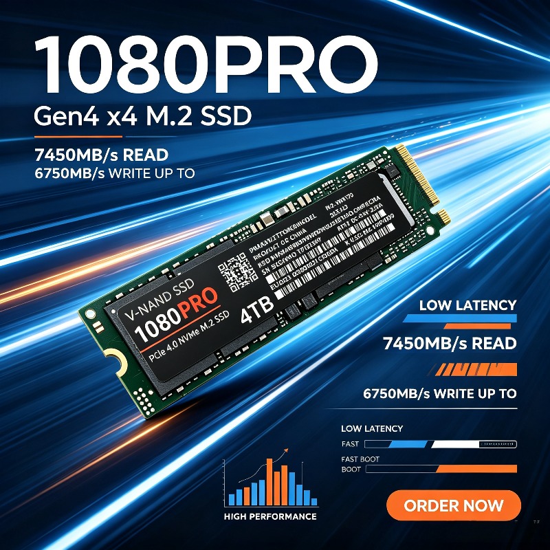 Original 1080Pro 512GB-4TB PCI - M.2 Nvme 4Tb Pcie 4.0 Ssd 评论和价格
