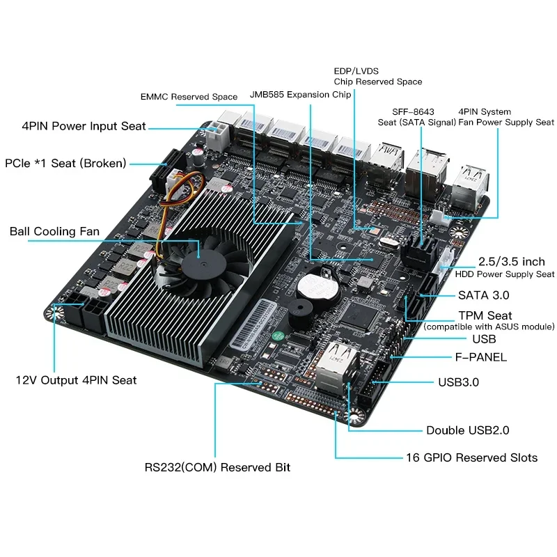 N100 Nas Motherboard 2xm.2 Nvm - Nas Motherboard N100 6 Sata 评论和价格