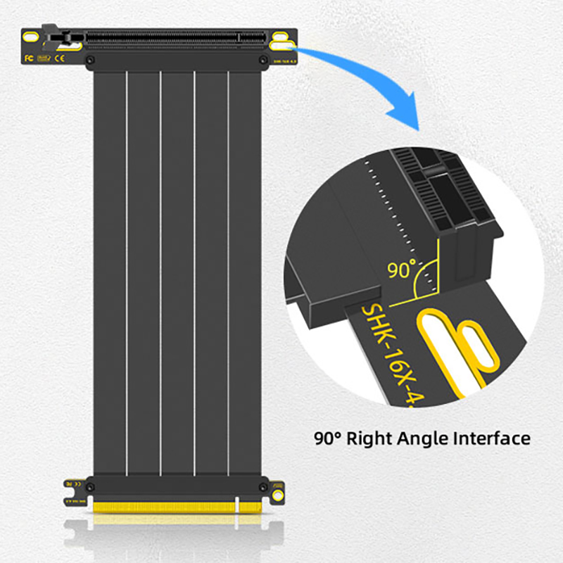 TEUCER PCI-E 4.0 X16 Riser Cab - Pcie 4.0 X16 Riser Cable 90 Degree 评论和价格