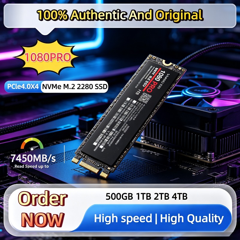 100% original 1080PRO PCIe 4.0 - M.2 Nvme 4Tb Pcie 4.0 Ssd 评论和价格