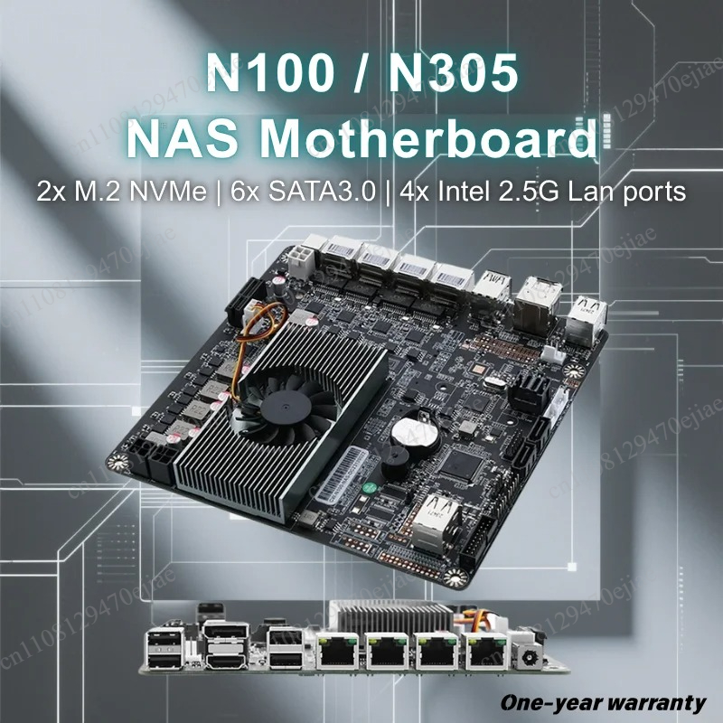 N100 Mini ITX NAS Motherboard  - Nas Motherboard N100 6 Sata 评论和价格
