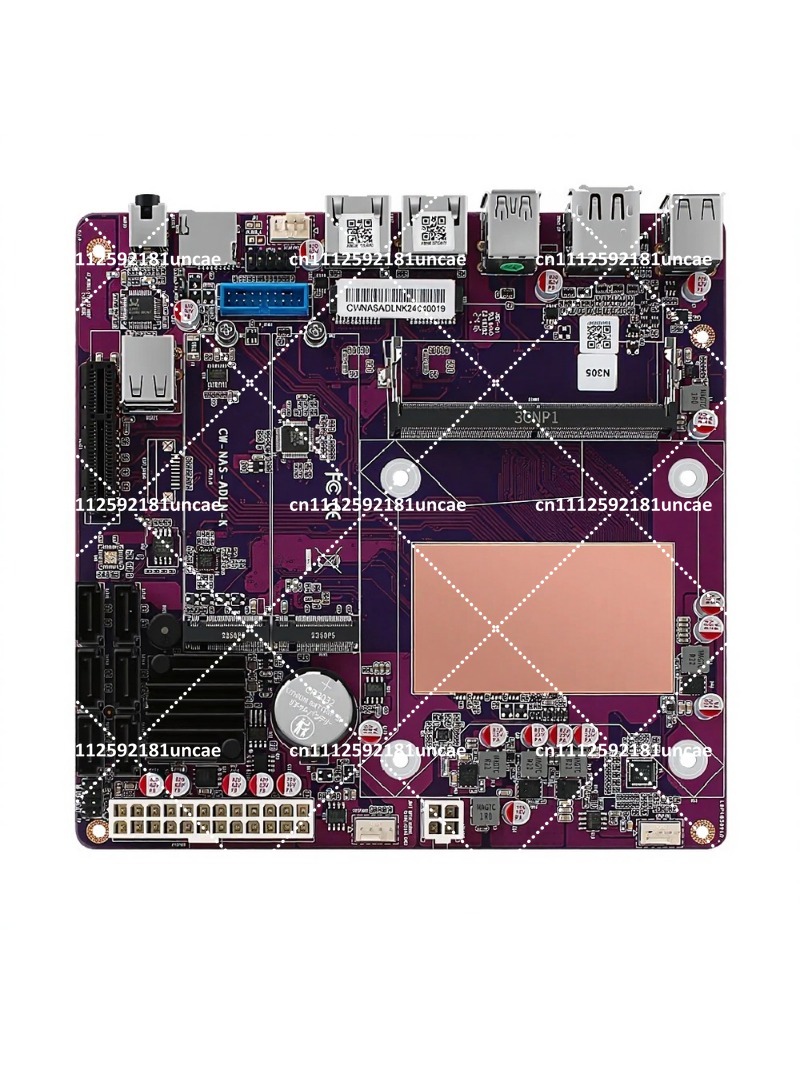 NAS Motherboard DDR5 12th Gen  - Nas Motherboard N100 6 Sata 评论和价格