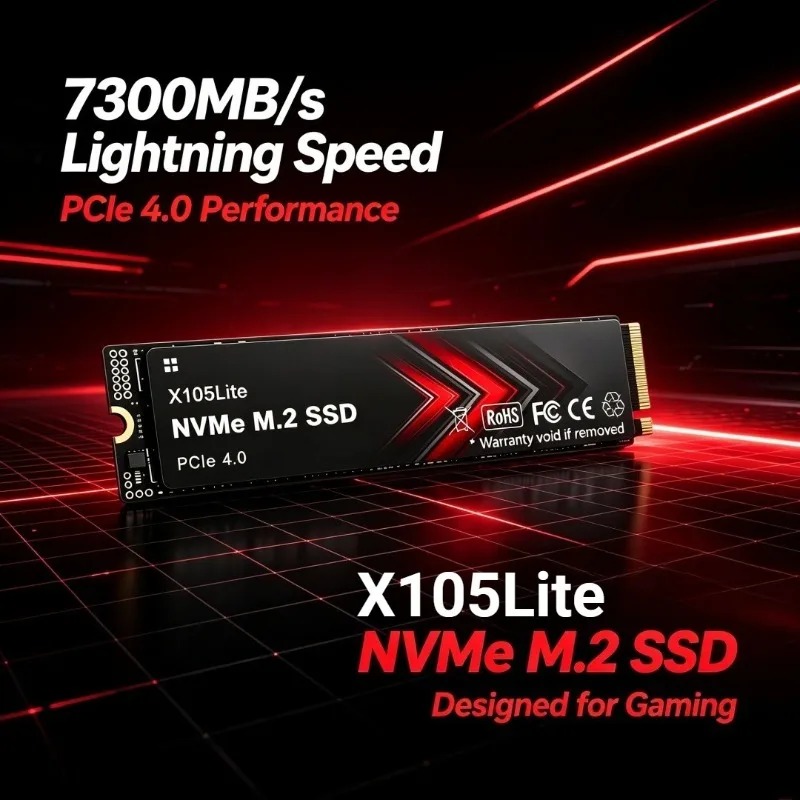 X105Lite 500GB-4TB SSD NVMe M. - M.2 Nvme 4Tb Pcie 4.0 Ssd 评论和价格