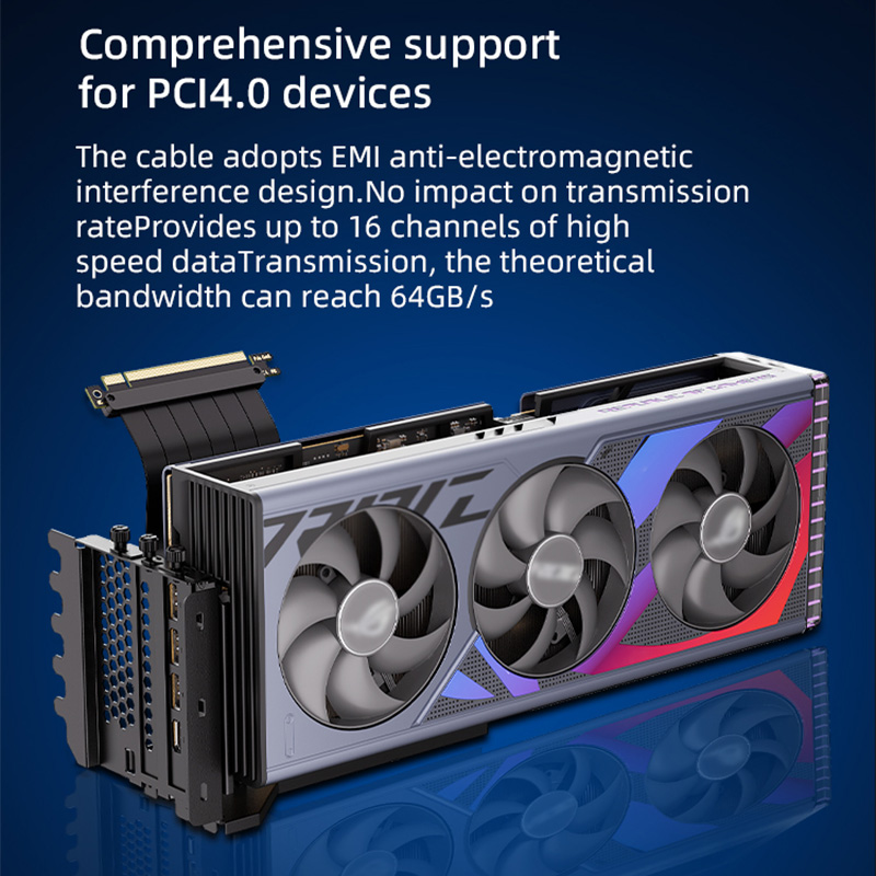 TEUCER Vertical GPU Mounting B - Pcie 4.0 X16 Riser Cable 90 Degree 评论和价格