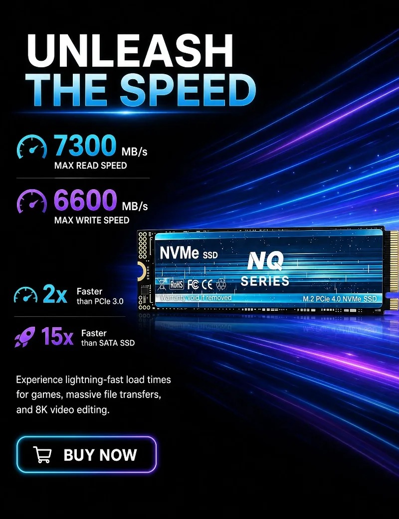 NQ 2TB 4TB SSD M.2 NVMe Intern - M.2 Nvme 4Tb Pcie 4.0 Ssd 评论和价格
