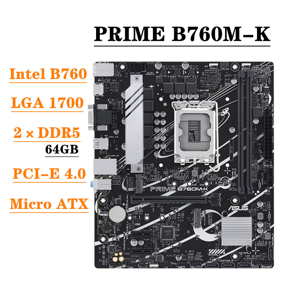 ASUS PRIME B760M-K Motherboard - Lga 1700 Ddr5 Itx Motherboard 评论和价格