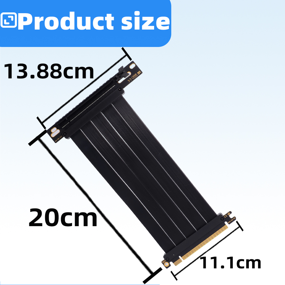 PCIE 4.0 X16 Graphics Card Ext - Pcie 4.0 X16 Riser Cable 90 Degree 评论和价格