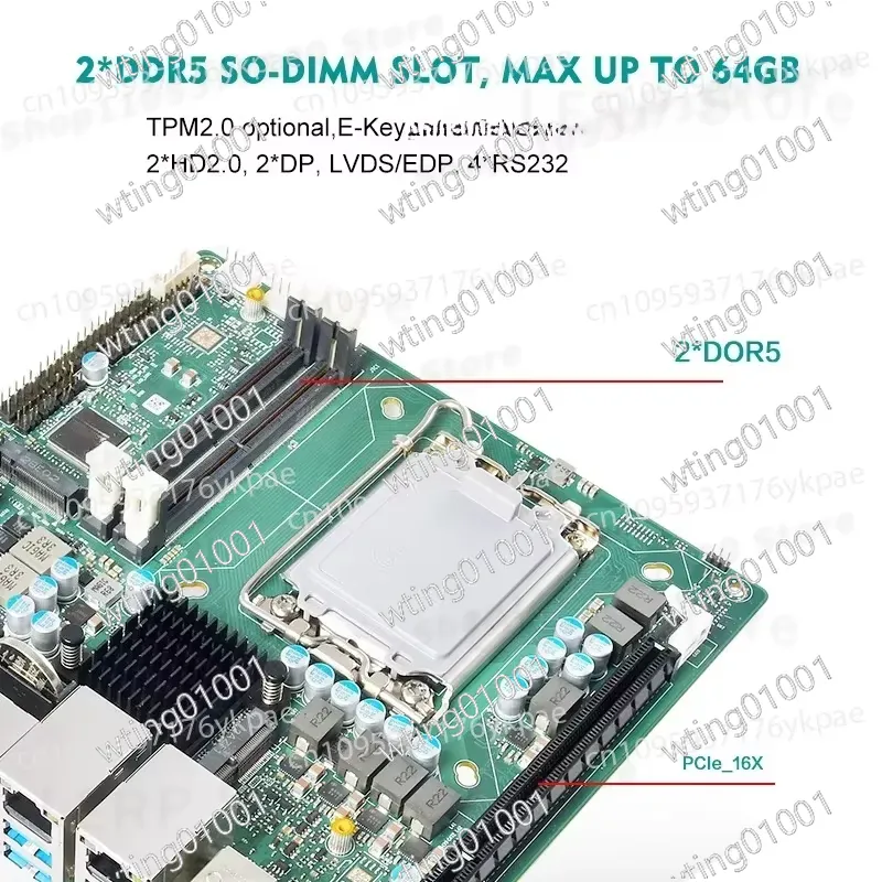 for 13th Gen Mini ITX Motherbo - Lga 1700 Ddr5 Itx Motherboard 评论和价格