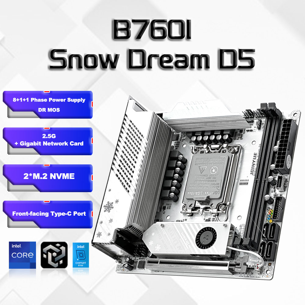 B760i ARGB WIFI DDR5 Motherboa - Lga 1700 Ddr5 Itx Motherboard 评论和价格
