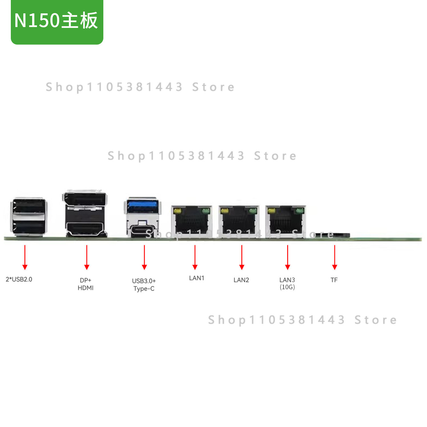 12th generation six 6-bay 10G  - Nas Motherboard N100 6 Sata 评论和价格