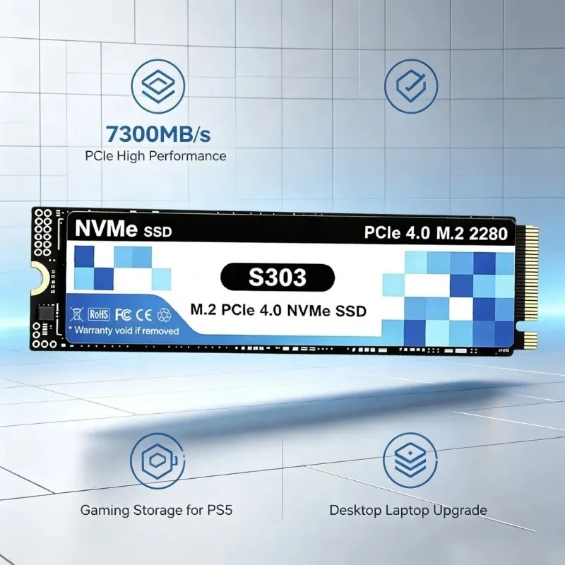 S303 PCIe 4.0 M.2 NVMe SSD 500 - M.2 Nvme 4Tb Pcie 4.0 Ssd 评论和价格